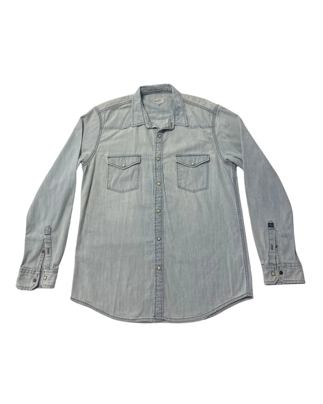 Pepe Jeans Light Blue Denim Regular Shirt