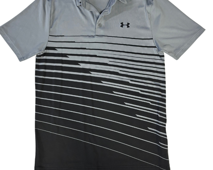 Under Armour Grey Graphic Playoff Sports Polo