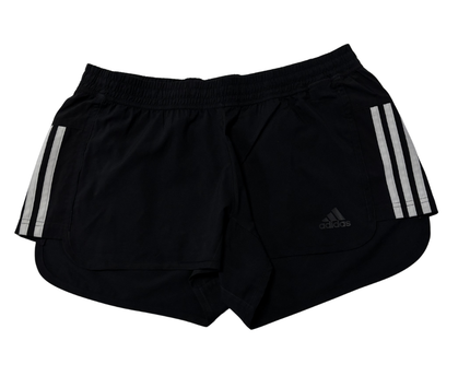 Adidas Black 3-Stripe Climalite Sports Shorts