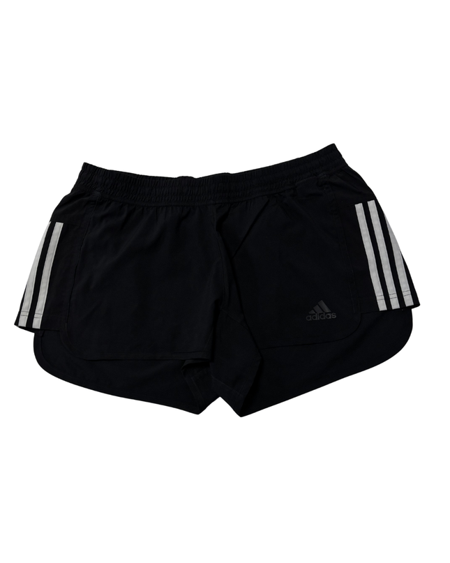 Adidas Black 3-Stripe Climalite Sports Shorts