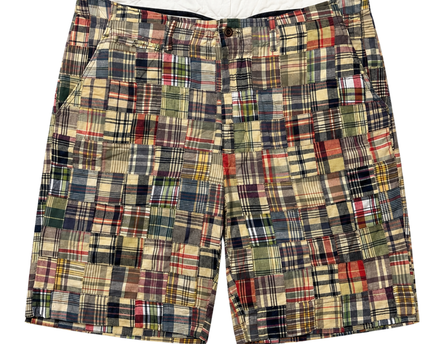Polo Ralph Lauren Multicolor Patchwork Madras Plaid Shorts