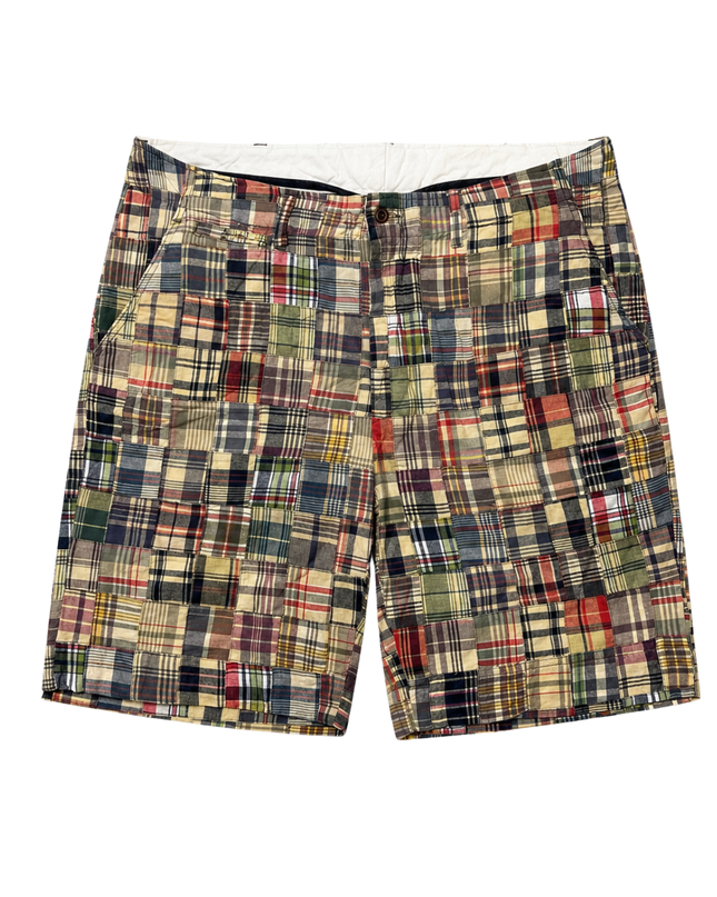 Polo Ralph Lauren Multicolor Patchwork Madras Plaid Shorts