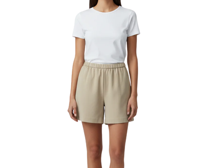 Uniqlo Beige Wrap Front Mini Skort