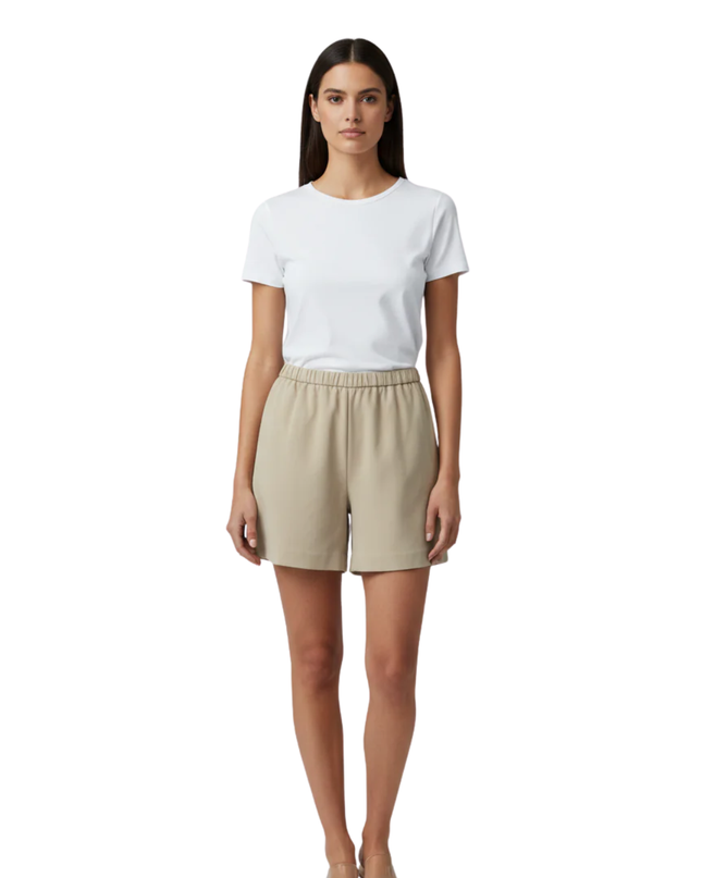 Uniqlo Beige Wrap Front Mini Skort