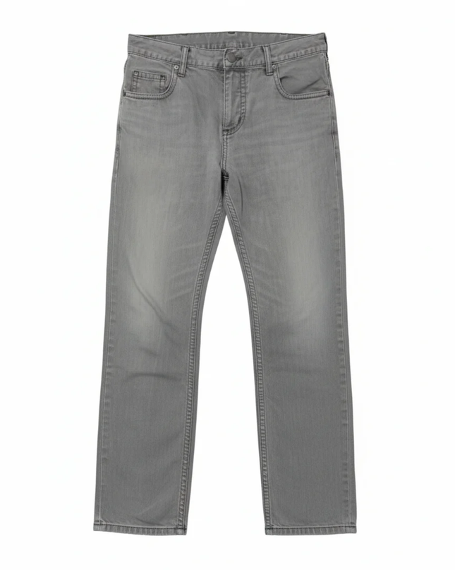 Carhartt Grey Slim Fit Cotton Pants