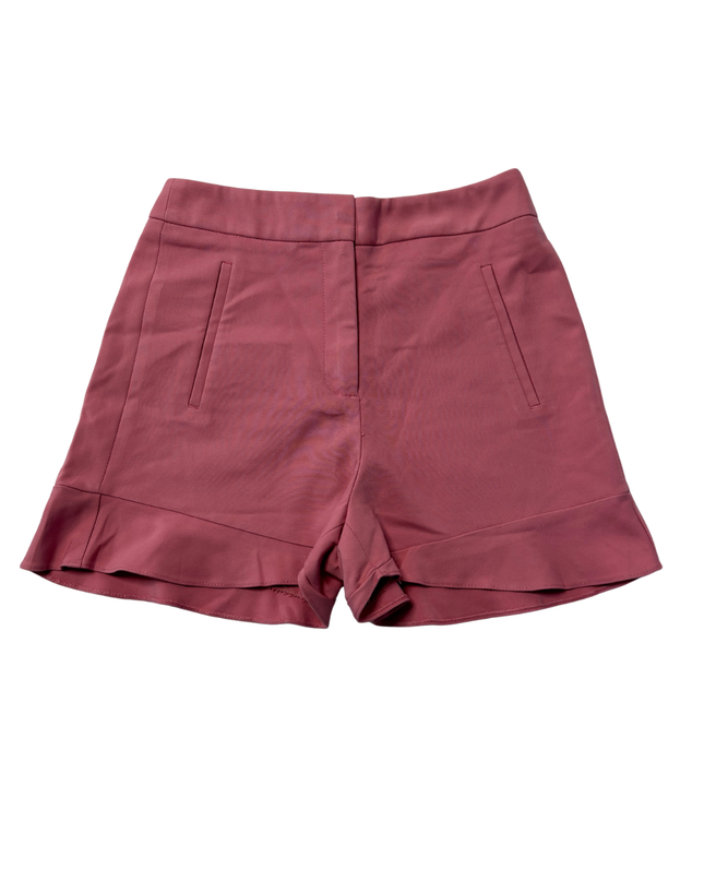 Zara Basic Pink High-Waisted Tailored Shorts