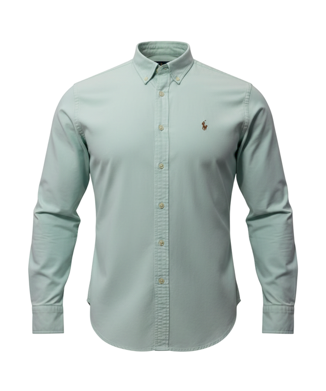 Ralph Lauren Mint Green Long Sleeve Button-Down Shirt