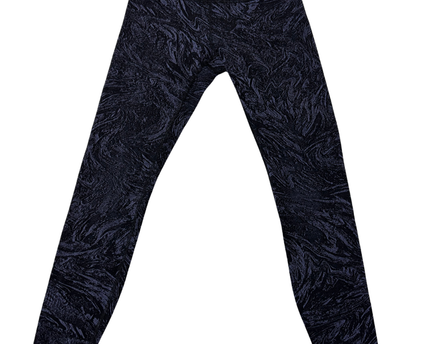 Lululemon Black and Purple Marble High-Waisted Leggings