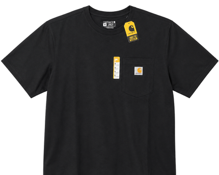 Carhartt Black Loose Fit K87 Heavyweight Pocket -Shirt W/Tags