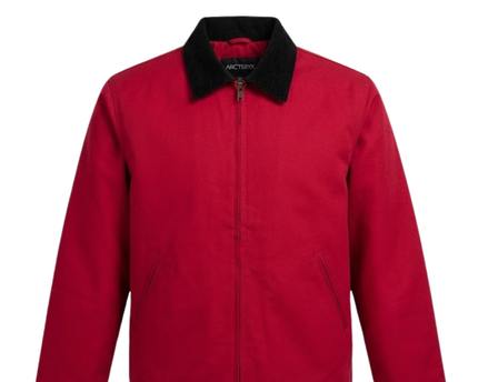 Reworked Carhartt Red Detroit Style Workwear Jacket
