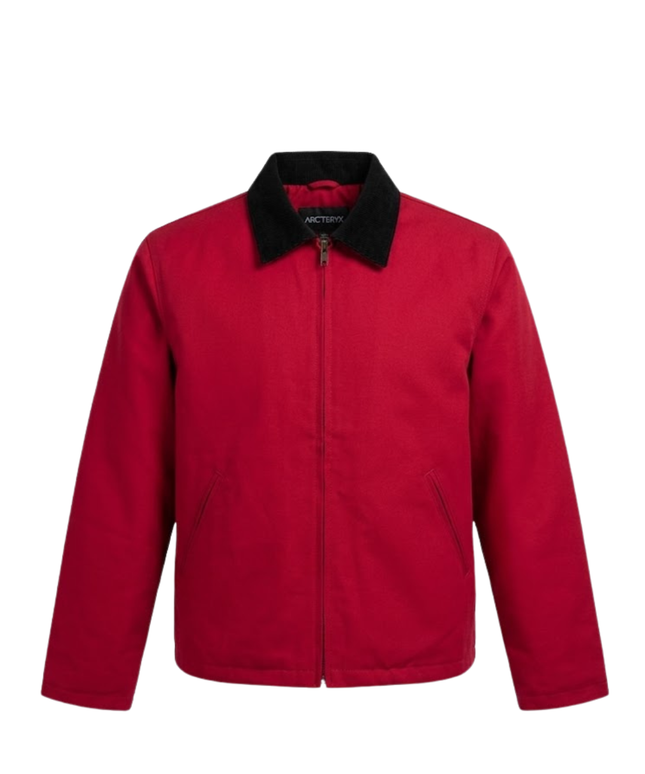Reworked Carhartt Red Detroit Style Workwear Jacket