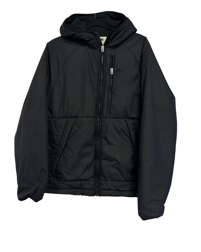Nike Black Therma-FIT Puffer Hooded Jacket