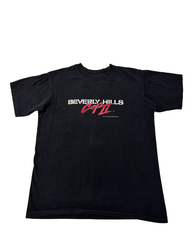Oneita Black Beverly Hills Cop II Vintage Graphic Tee