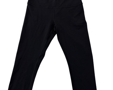 Lululemon Black High-Rise Cropped Athletic Leggings