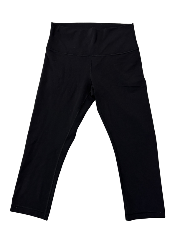 Lululemon Black High-Rise Cropped Athletic Leggings