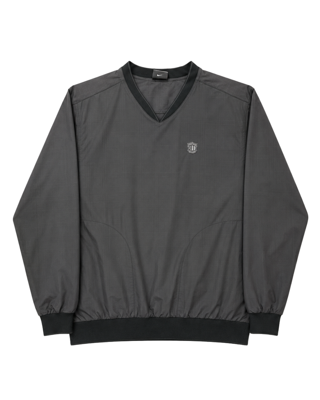 Nike Golf Black V-Neck Windbreaker Pullover Jacket
