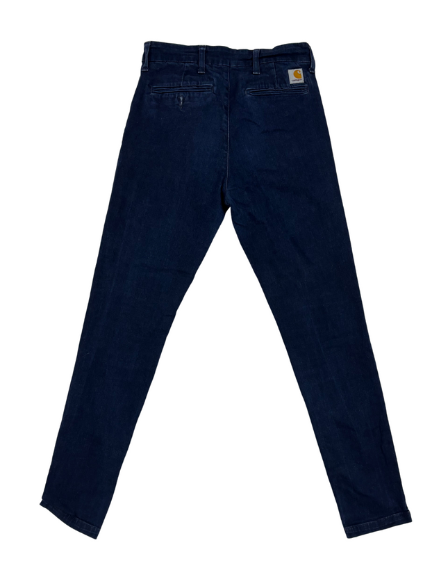 Carhartt WIP “Sid Pant” Slim Tapered Navy Pants - XS | Waist: 28"