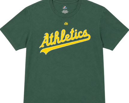 Majestic Green Oakland Athletics Graphic T-Shirt
