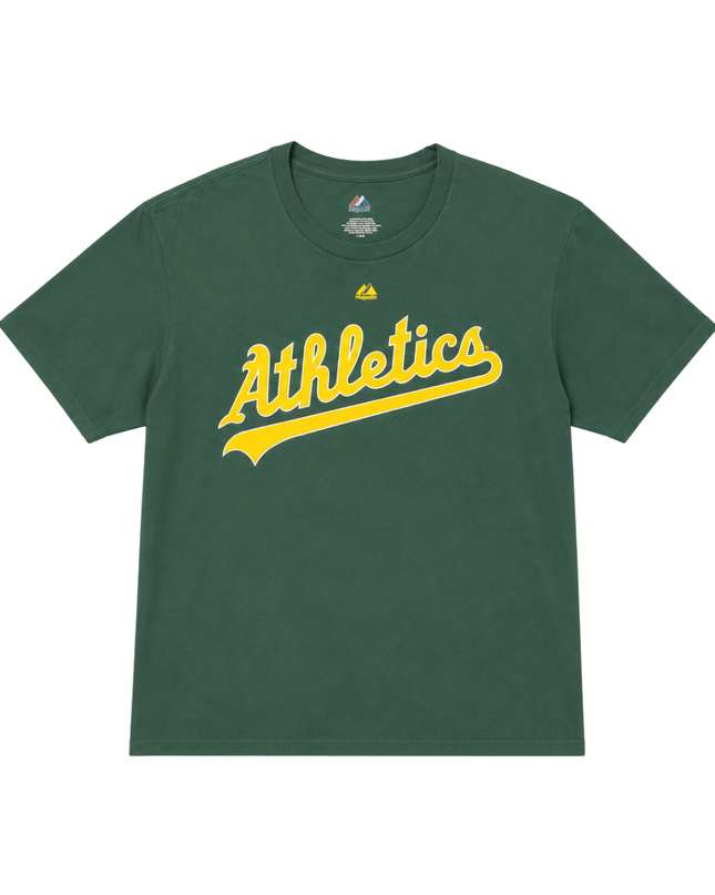Majestic Green Oakland Athletics Graphic T-Shirt