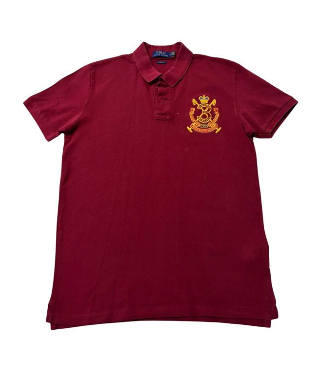 Polo Ralph Lauren Maroon Classic Fit Crest Polo Shirt