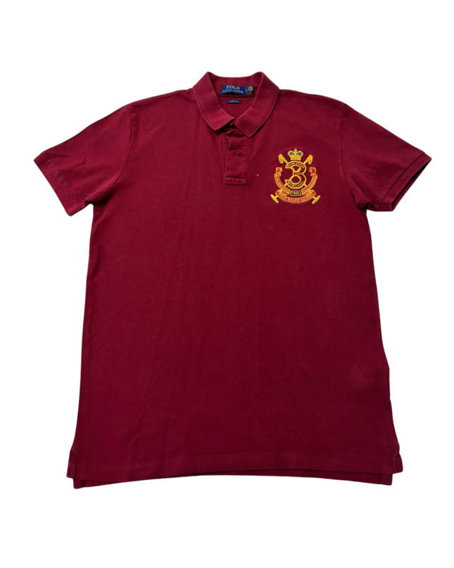 Polo Ralph Lauren Maroon Classic Fit Crest Polo Shirt
