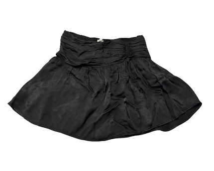 Aerie Black Smocked Mini Skirt