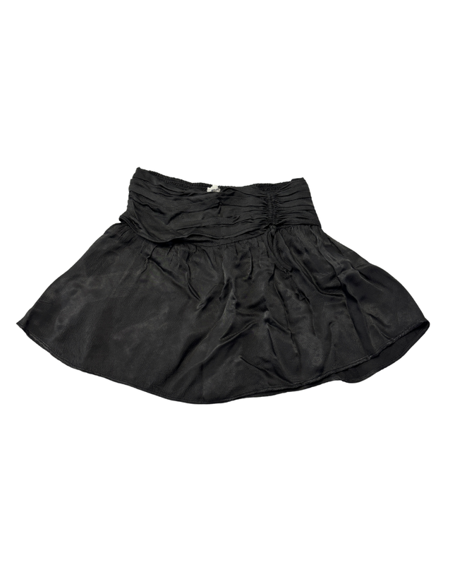 Aerie Black Smocked Mini Skirt