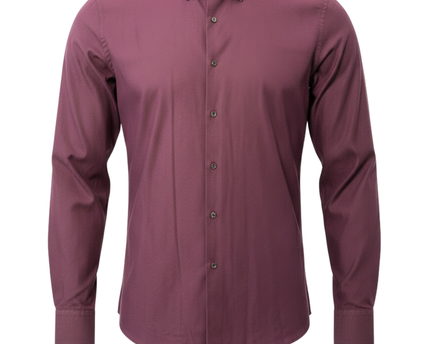 BOSS Purple Regular Fit Easy Iron Shirt