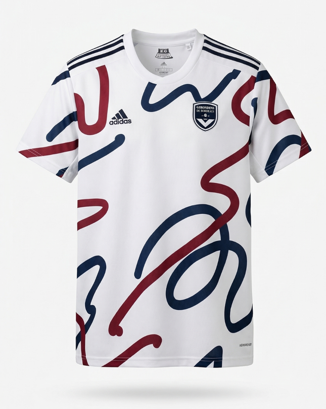 Adidas x Grems White Girondins de Bordeaux Graphic Jersey