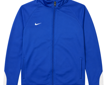 Nike Blue Unisex Athletic Zip-Up Performance Sports Jacket