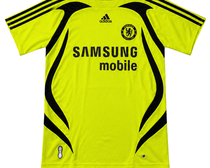 Adidas Chelsea FC 2007-08 Samsung Mobile Neon Yellow Jersey