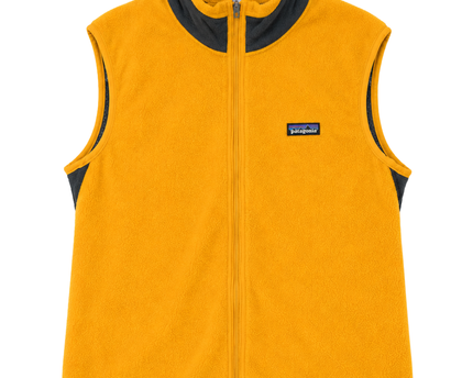 Patagonia Orange Full-Zip Fleece Vest