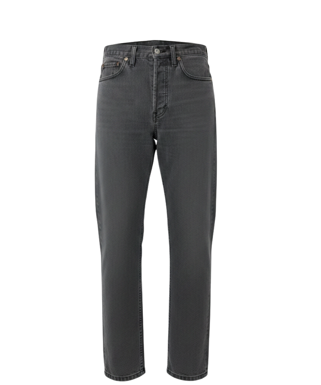 Levi's 501 Grey Textured Straight Leg Jeans