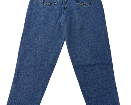 Nevada Blue High-Waisted Tapered Mom Jeans