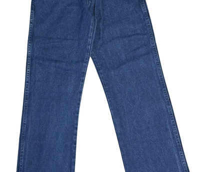 Wrangler Blue Straight Leg Cowboy Cut Jeans