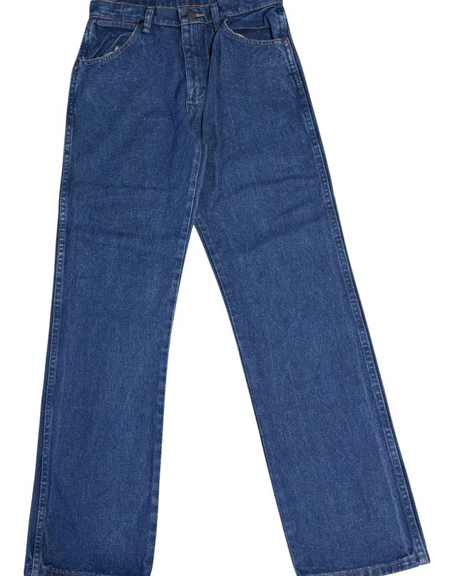 Wrangler Blue Straight Leg Cowboy Cut Jeans