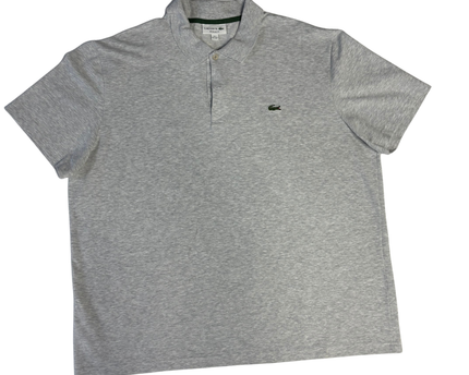 Lacoste Grey Short Sleeve Regular Fit Polo Shirt
