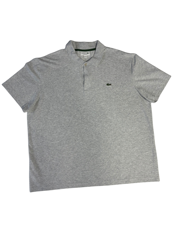 Lacoste Grey Short Sleeve Regular Fit Polo Shirt