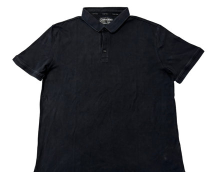 Calvin Klein Black Short Sleeve Polo Shirt