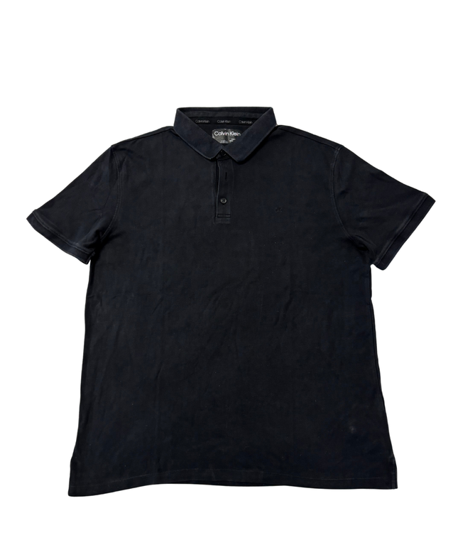 Calvin Klein Black Short Sleeve Polo Shirt