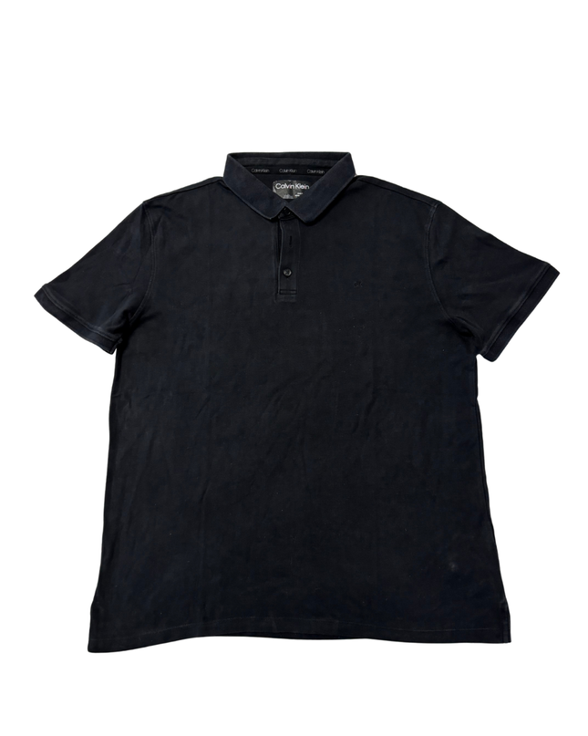 Calvin Klein Black Short Sleeve Polo Shirt