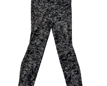 Lululemon Grey/Black Abstract Patterned High-Rise Leggings