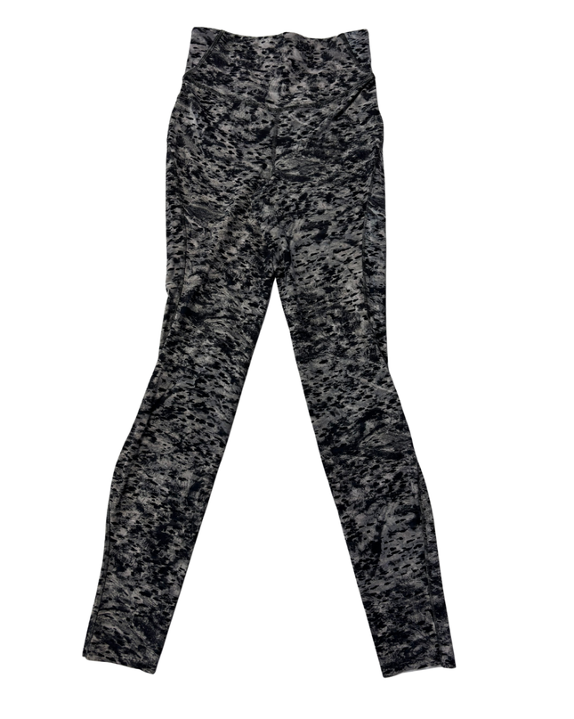 Lululemon Grey/Black Abstract Patterned High-Rise Leggings