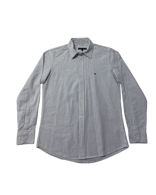 Tommy Hilfiger Blue Striped Long Sleeve Shirt