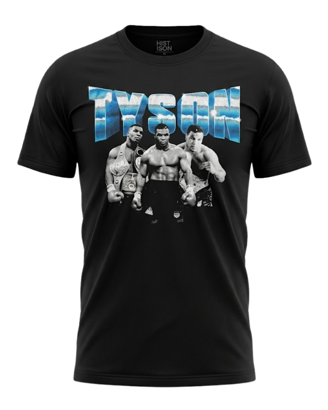 Mike Tyson Collection Black Vintage Graphic T-Shirt
