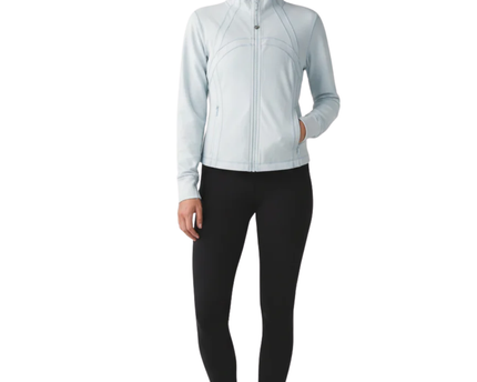 Lululemon Light Blue Performance Zip-Up Jacket