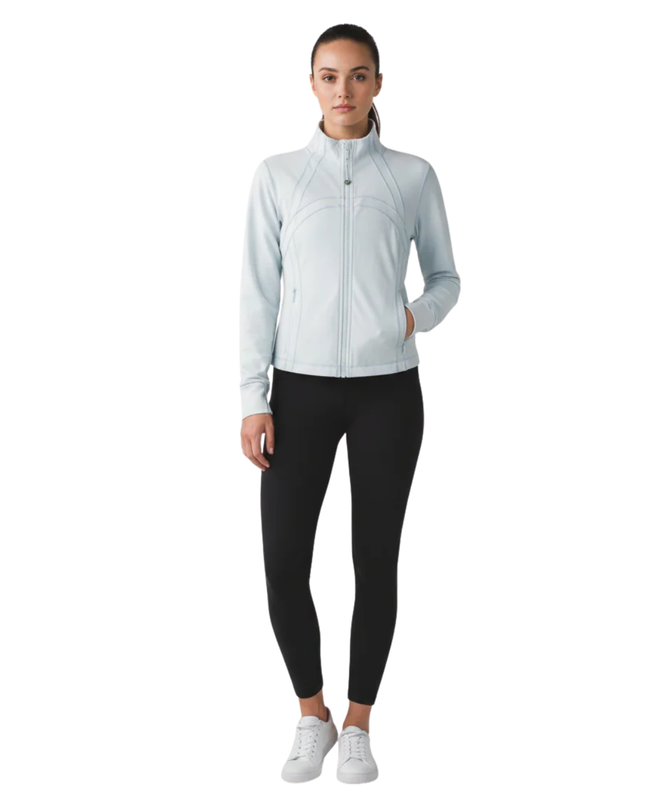 Lululemon Light Blue Performance Zip-Up Jacket