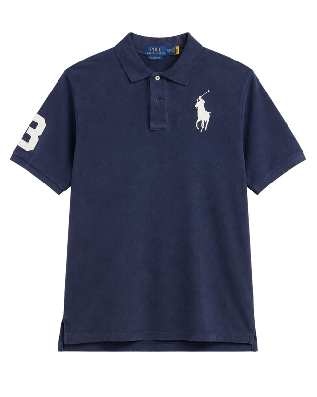 Polo Ralph Lauren Navy Blue Big Pony Classic Fit Polo Shirt