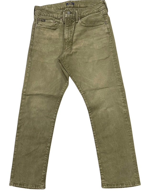 Polo Ralph Lauren Olive Green Slim Fit Jeans
