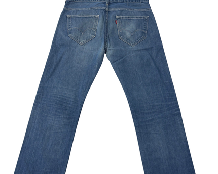 Levi's 504 Straight Fit Blue Denim Jeans
